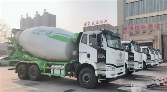 感謝有你，雄安有我！35臺凌宇攪拌車助力雄安新區(qū)建設(shè)